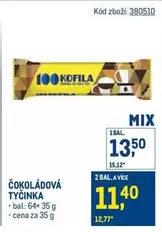 ČOKOLÁDOVÁ TYČINKA
