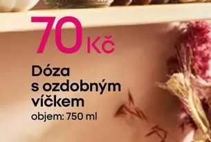 Dóza s ozdobným víčkem