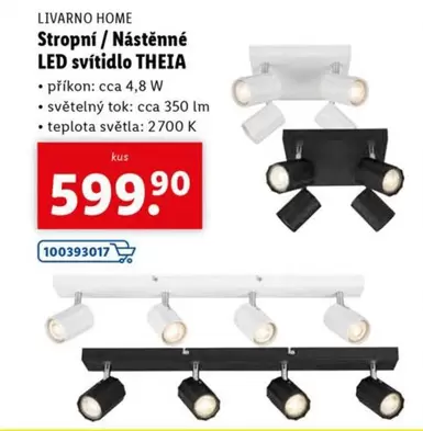Stropní/ Nástěnné LED svítidlo THEIA