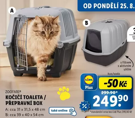 Plus - KOČIČÍ TOALETA / PŘEPRAVNÍ BOX