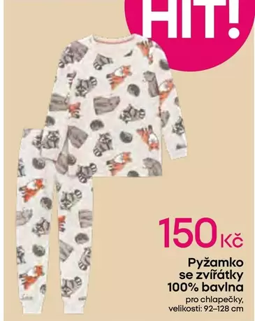 Pyžamko se zvířátky