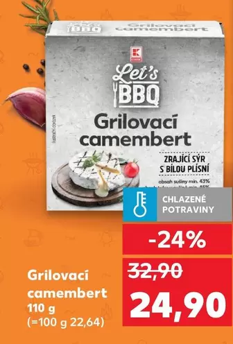 Grilovací camembert