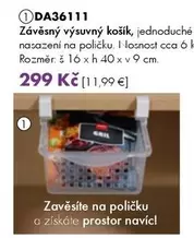 DA36111 Závěsný výsuvný košík