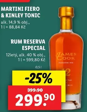 James - RUM RESERVA ESPECIAL