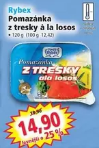 Pomazánka z tresky à la losos