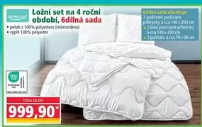 Ložní set na 4 roční období, 6dílná sada