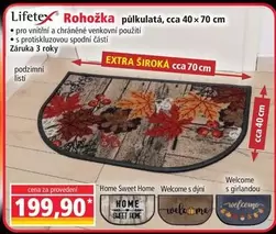 Rohožka půlkulatá