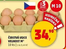 ČERSTVÁ VEJCE VELIKOST M