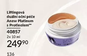 duální oční péče Anew Platinum s Protinolem™