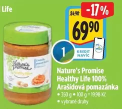 Healthy Life 100% Arašídová pomazánka