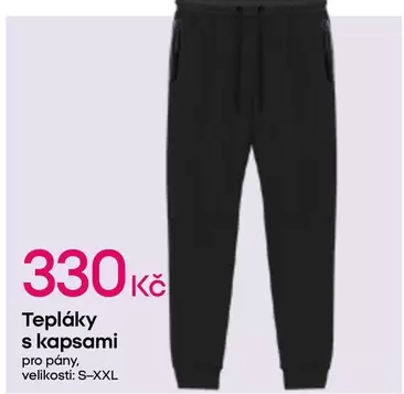 Tepláky s kapsami