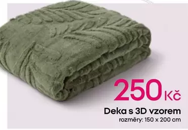 Deka s 3D vzorem