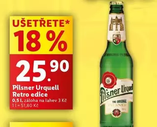 Pilsner Urquell - Urquell Retro edice