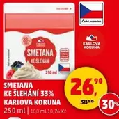 SMETANA KE ŠLEHÁNÍ