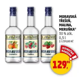 TŘEŠEŇ, MALINA, MERUŇKA
