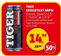 Tiger - ENERGETICKÝ NÁPOJ Classic, Speed