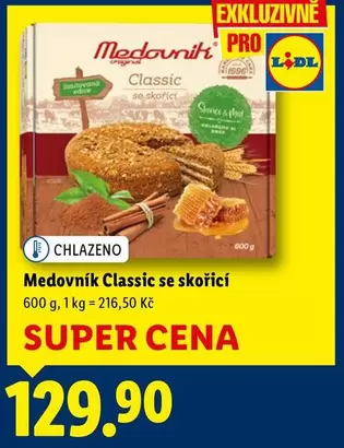 Super - Medovník Classic se skořicí