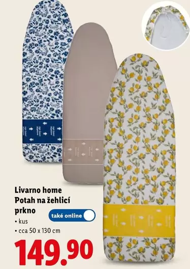 Potah na žehlici prkno