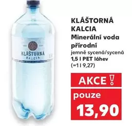 KALCIA Minerální voda přírodní