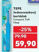 Jednosvazkový kartáček Compact Tuft