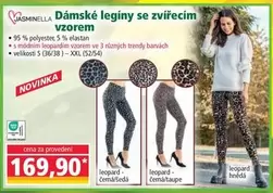 Dámské legíny se zvířecím vzorem