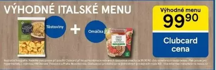 italské menu