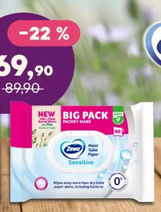 Moist Toilet Paper Sensitive