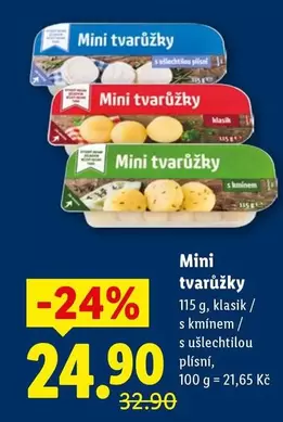 Mini tvarůžky
