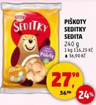 PIŠKOTY SEDITKY