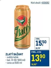 ZLATÝ BAŽANT