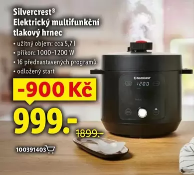 Elektrický multifunkční tlakový hrnec
