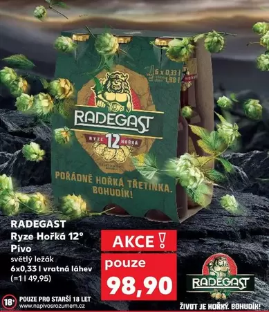 Ryze Hořká 12° Pivo