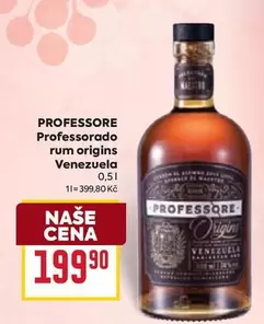 Professorado rum origins Venezuela