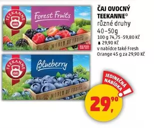 ČAJ OVOCNÝ TEEKANNE
