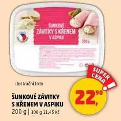 Super - ŠUNKOVÉ ZÁVITKY S KŘENEM V ASPIKU