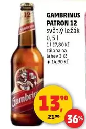 PATRON 12 světlý ležák