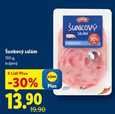 Plus - Šunkový salám