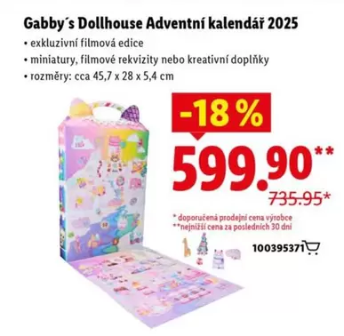Dollhouse Adventní kalendář 2025
