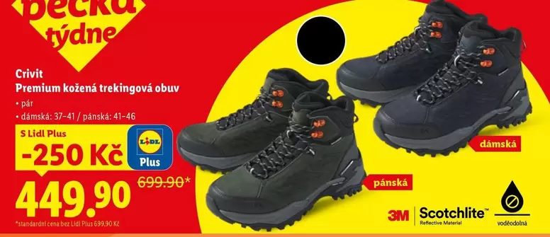 Plus - kožená trekingová obuv