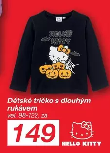 Hello Kitty - Dětské tričko s dlouhým rukávem