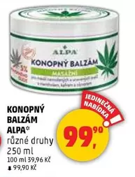 KONOPNÝ BALZÁM