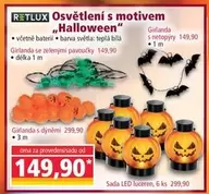 Osvětlení s motivem „Halloween"