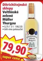 Super - Veltlínské zelené Müller Thurgau