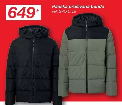 Pánská prošívaná bunda