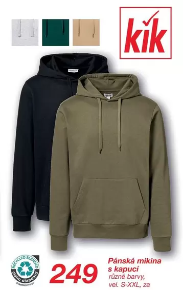 Pánská mikina s kapuci