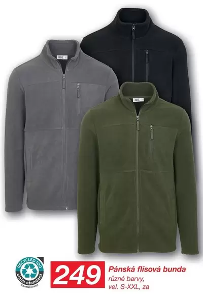 Pánská flísová bunda