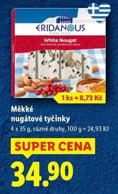 White - nugátové tyčinky