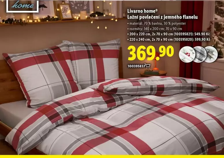 Ložní povlečení z jemného flanelu