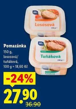Pomazánka lososová/tuňáková