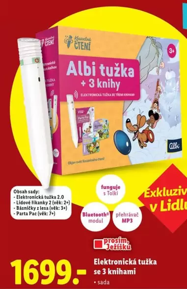 Albi tužka + 3 knihy